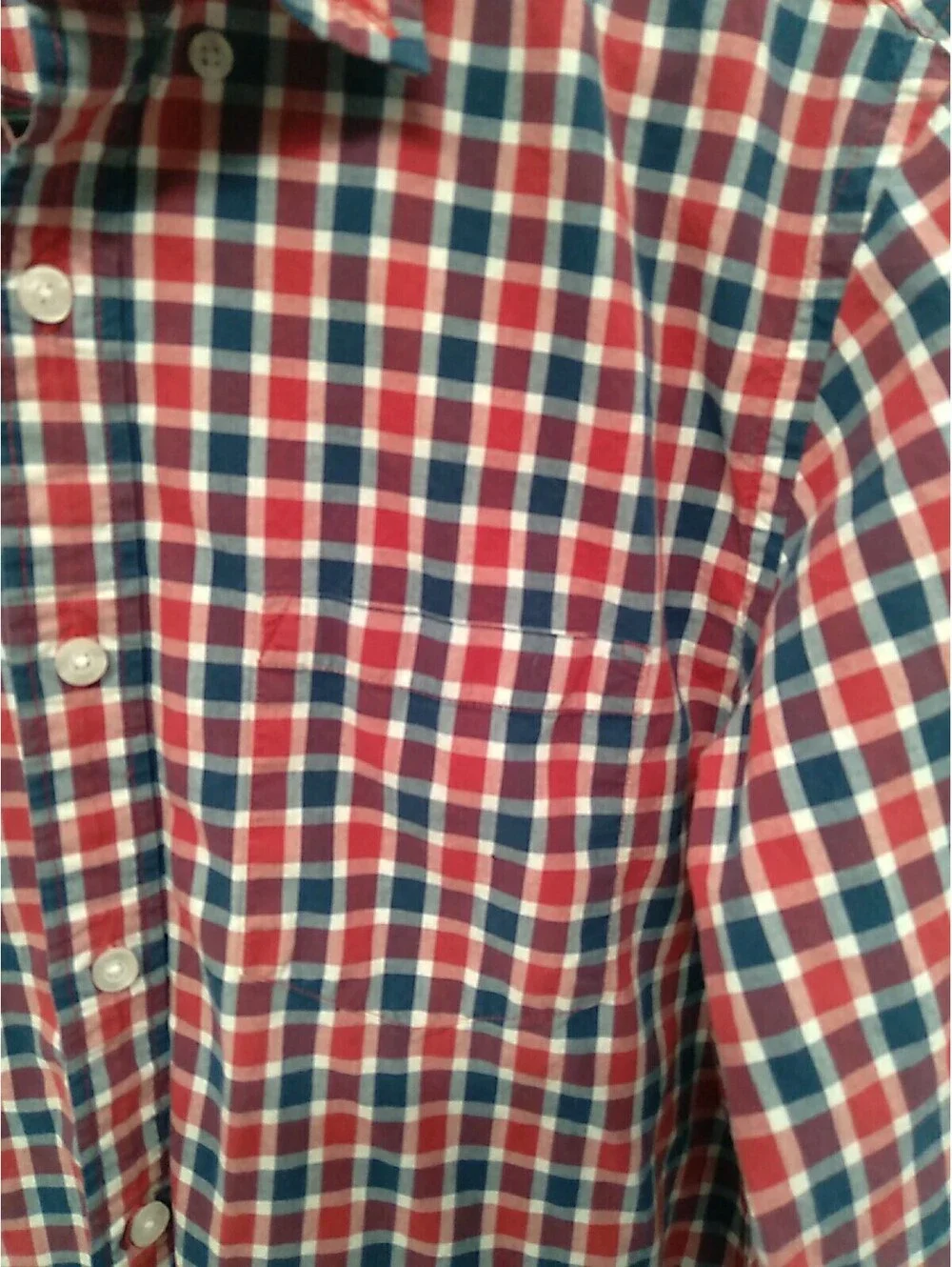 J Crew Shirt Mens Medium Multicolor Plaid Check Casual Preppy Classic Button Up